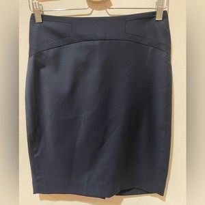 The Limited Navy Pencil Skirt